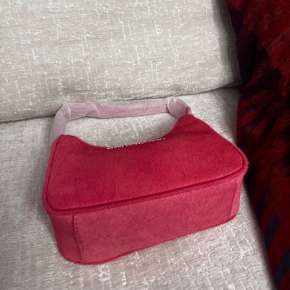 Brandon Blackwood Pink Ponyhair Shoulder Bag - Picture 2 of 3
